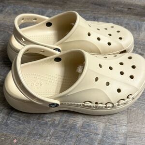 Like new , platform crocs